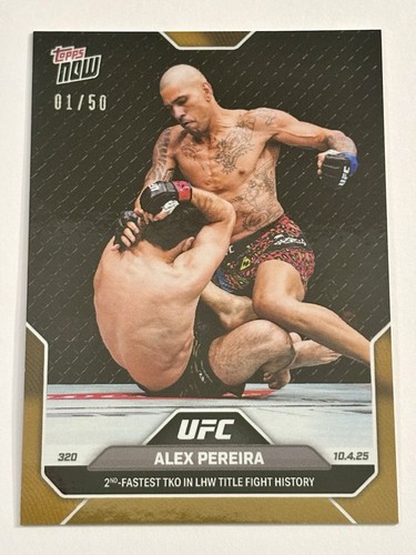 2025 topps now - now, ufc