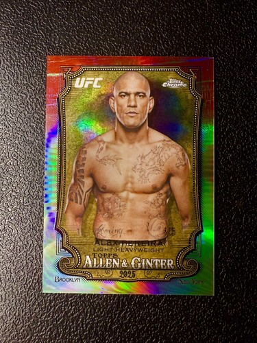 Topps 2026 chrome ufc - chrome, allen