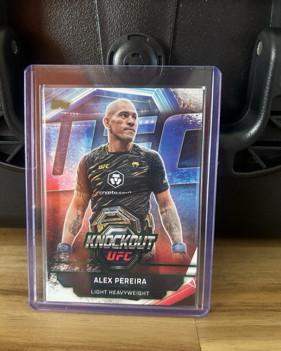 Topps ufc knockout alex - knockout, /5
