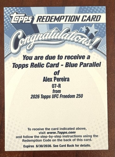 2026 topps ufc freedom 250 - ufc,