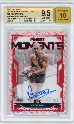 2025 topps finest ufc alex - 2025,