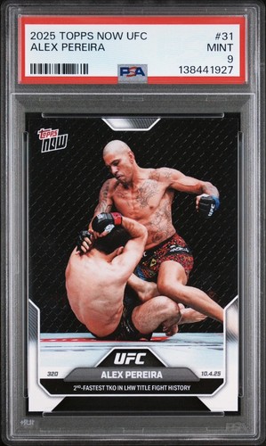 2025 topps now ufc alex - 2025,