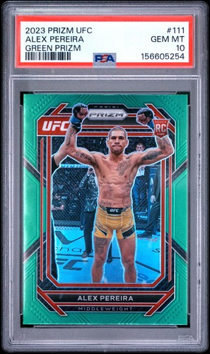 2023 panini prizm ufc green - panini,