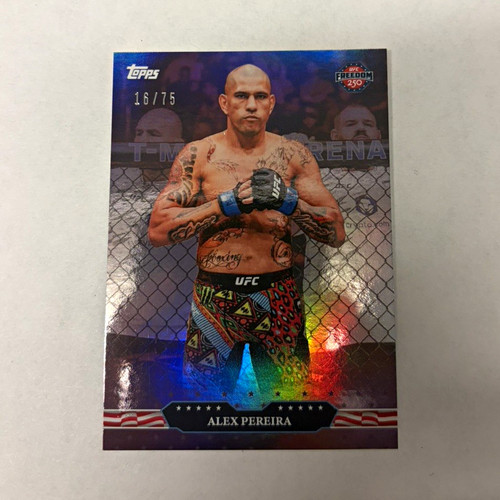 Scheda topps ufc freedom - topps, 250